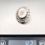 Hand Painted Porcelain Sterling Silver Brooch Image 7