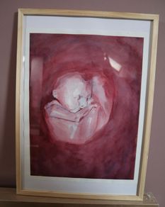 Original Watercolour Painting Framed