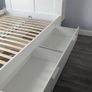 Ikea Brimnes Bed frame w storage and headboard, white, Standard Double Image 3