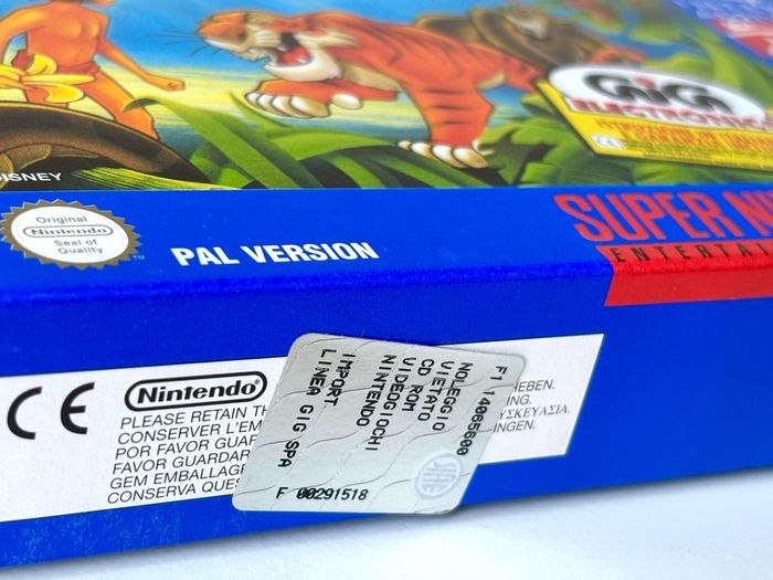 Disney's The Jungle Book for Nintendo SNES - Boxed and Brand New