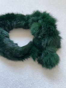 Real fur vintage neck scarf