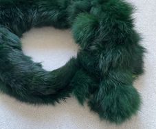 Real fur vintage neck scarf