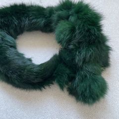 Real fur vintage neck scarf