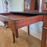 Edwardian inlaid writing desk& carved chair Image 6