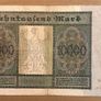 Germany 10000 Mark 1922 Banknote Image 2
