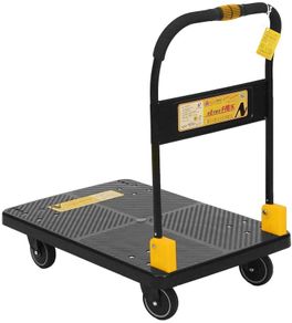 Free Delivery Tool Platform Trolley Heavy Duty 200KG One Hand Folding Truck Cart with Mute Wheels