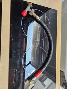 Camper gas line and fittings