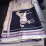 Silk scarf with horses design Image 5