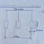 3-light linear pendant bar light fitting and two Single pendant light fittings. Image 3