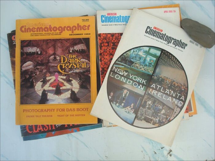 American Cinematographer - 10 Vintage Issues from the 60s, 70s and 80s