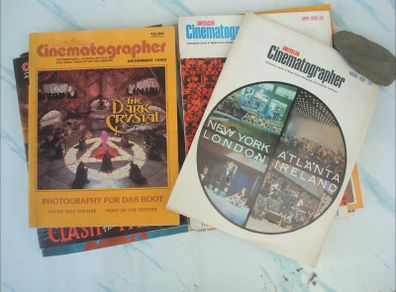 American Cinematographer - 10 Vintage Issues from the 60s, 70s and 80s