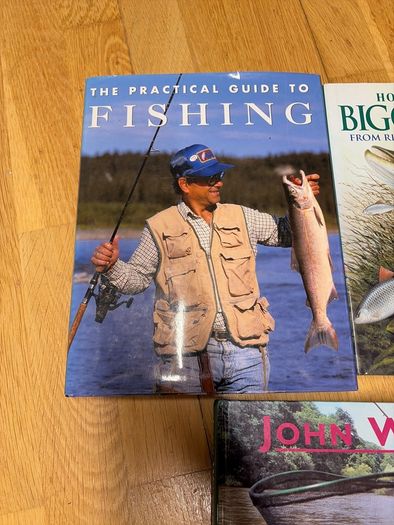 fishing books x 3