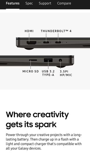 Samsung galaxy book 3 Ultra 16" 3K Oled