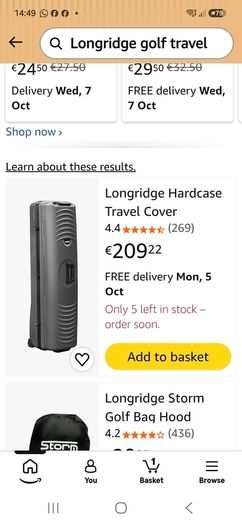 golf travel case/bag