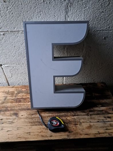 Large Aluminium Letter E