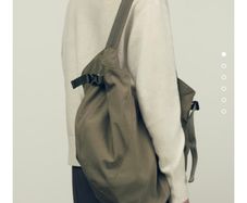 Zara Taupe Grey Bucket Bag