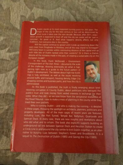 The Construction Of Dublin By Frank Mcdonald. First Edition Large Volume Paperback In Good Condition.  See Photos For Same.