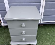 one bedside locker