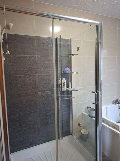 Silver Shower Enclosure Rectangular