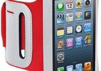 New Iphone 5 Shocksock Reflective Sport Gym Bike Armband Black Hot Pink & Red