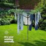 NEW SALE | Rotary Washing Line | 45m Rotating Heavy Duty Clothes Airer Outdoor Image 2