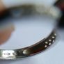 Vintage Genuine Fossil Sterling Silver 925 hallmarked  Yellow Stone Ring size P - 5,2g Image 10