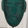 Asian Mask (42cm) - Patinated Bronze Image 5