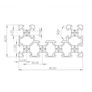 C beam Linear Rail Silver Aluminium Extrusion Image 4