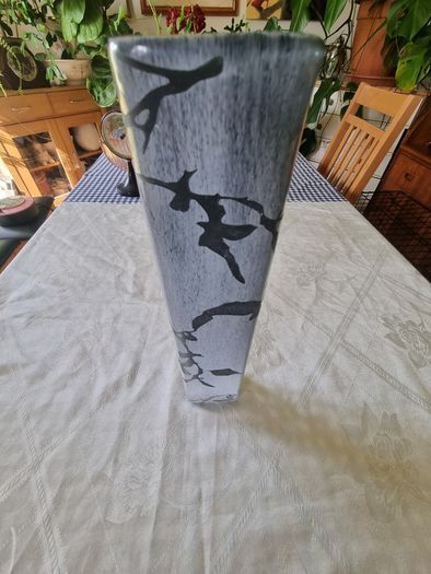 Rectangular glass vase by Sinclair