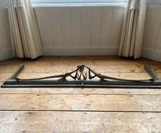 Brass Fire fender, antique Victorian