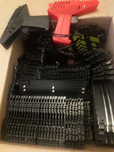 Old Scalextric set  with 4 cars