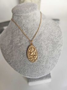 necklace embrace choker 925 sterling silver oval