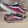 mens VANS ENGLISH INVASION SEX PISTOLS trainers runners shoes tartan pink leopard Size UK 8.5 EU 42.5 RARE Image 8