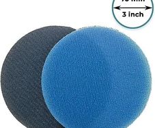 GLASS POLISH 14302 GlasX60 FINE-Grade Professional Abrasive Disc for Glass, Silicon Carbide Sanding Disc with Hook and Loop | 75 mm | Pack of 5