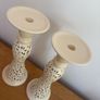 Candlesticks Pair (Ceramic) Image 3
