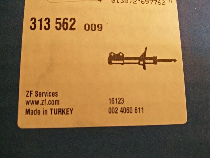 Peugeot 407 from 2004 - 2011 High Quality SACHS Front Shock Absorbers