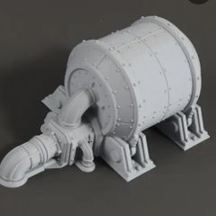 sci-fi model oil depot container