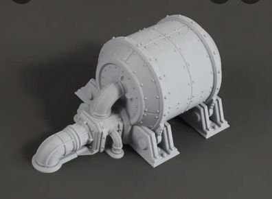 sci-fi model oil depot container x 2