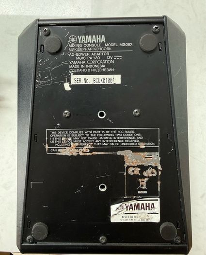 yamaha MG06x