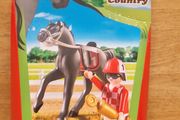BRAND NEW PLAYMOBIL  Country 9261- Horse Jockey Rosette And Trophy Action figure