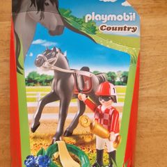 BRAND NEW PLAYMOBIL  Country 9261- Horse Jockey Rosette And Trophy Action figure