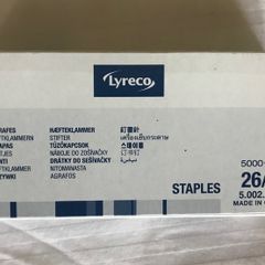 Lyreco standard office staples box of 5000