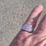 Solvar Gem Set Sterling Silver Ring Image 3