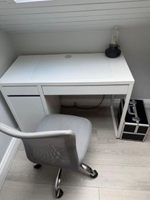 Desk with chair
