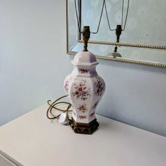Vintage Floral Ceramic Table Lamp
