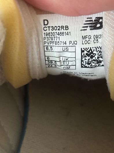 New Balance CT302 platform trainers UK 6