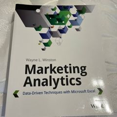Book "Marketing Analytics" Wayne L Winston