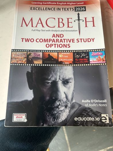 English LC higher exam papers + Macbeth - aoife o'driscoll