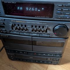 Sony HCD-H55 CD Hifi Hi-fi casette tape player no speakers tape not working