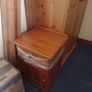 Single bed frame, wardrobe,locker. Image 4